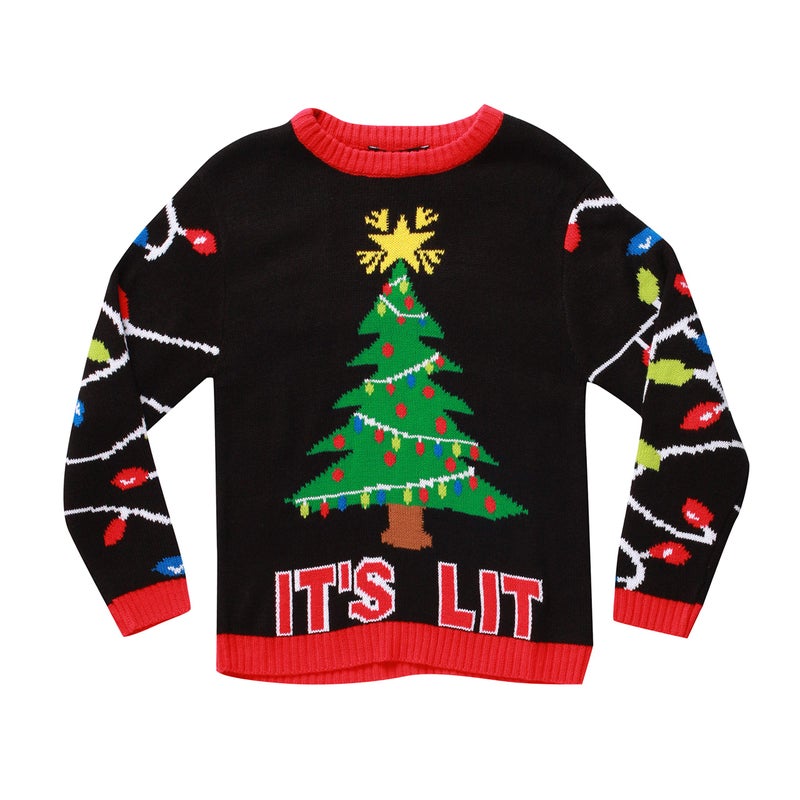 #followme Ugly Christmas Sweaters for Girls 68601-356-10-12 - Image 1